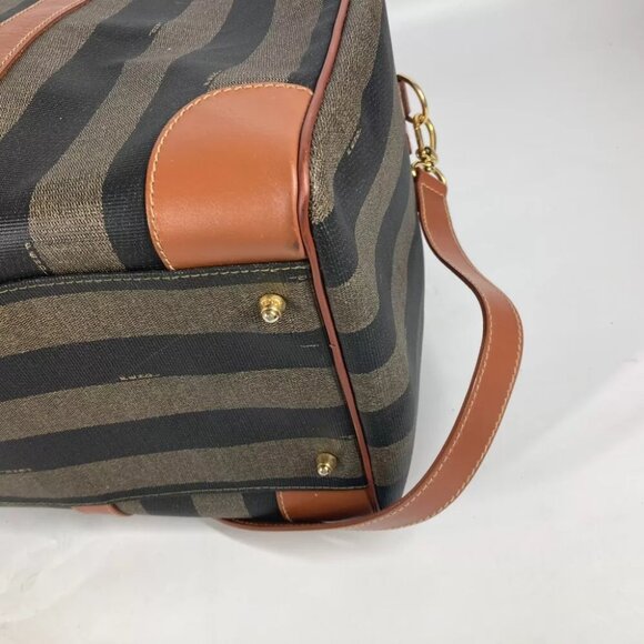 FENDI 2WAY Bag Shoulder Bag Crossbody Pecan Travel bag Duffle Bag - Picture 10 of 15